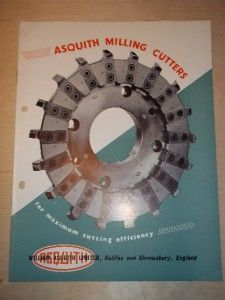 vtg william asquith ltd catalog milling cutters machine
