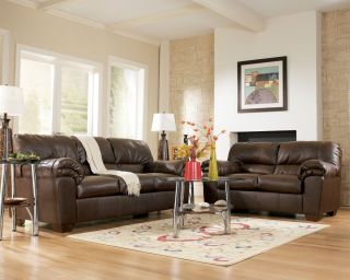 Ashley Furniture Commando Latte Living Room Set Sofa Loveseat 64501 35 