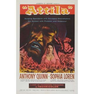 attila 1954 27 x 40 movie poster style c by movie posters retail $ 24 