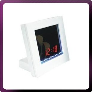 Magic Voice Sound Control LED Alarm Clock Mirror 119C