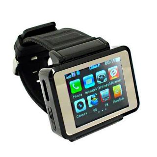 New Watch Cell Phone GSM Wristwatch Touchscreen ATT T Mobile MP4 Spy 