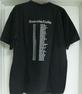Barenaked Ladies Maroon Concert T Shirt Black XL Thumbs Up
