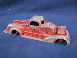 Vintage Hubley Kiddie Toy Red Fire Truck Parts Repair