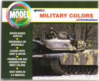 Badger Modelflex Military Model Airbrush Paint Tank Car