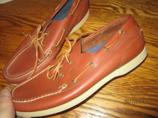 Mens West Marine Classic boat mocs size 11 5 wide