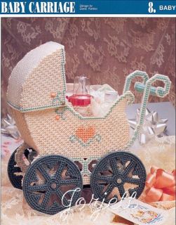 Baby Carriage Basket Annies Plastic Canvas Pattern