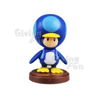 Genuine Furuta 2012 Super Mario Bros Baby Penguin Toad Action Figure 