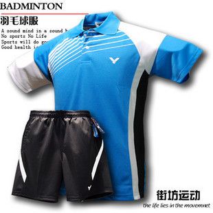 New Victor Mens Badminton Shirt Shorts Set 9332 9043