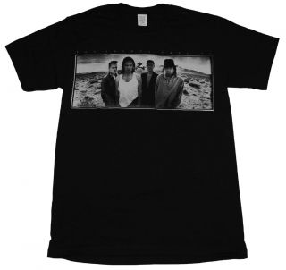 U2 Joshua Tree Europe 1987 Tour Rock Band T Shirt Tee