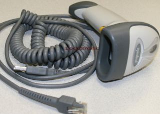 Symbol Barcode Scanner LS2208 USB with Coiled USB Cable