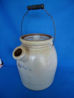 Bangor Maine Stoneware Salt Glaze Batter Jug