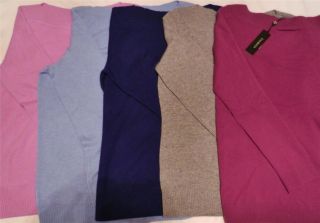 Talbots $149 Cashmere Sweater Boat Neck Long Sleeve Varied Colors 