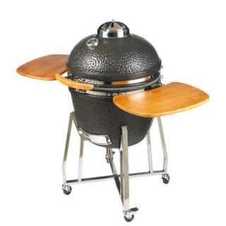 Vision Grills Classic Kamado Charcoal Grill Smoke Bake BBQ Barbeque 