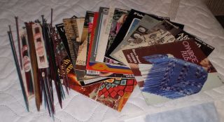 Over 40 Knitting needles Susan Bayes Boye Etc n 12 plus 1970s Booklets