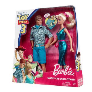 Barbie and Ken Figures Toy Story 3 Made for Each Other Barbies Gift 