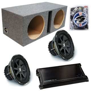 Kicker Car Audio Dual 15 CVX15 Comp VX SEALED Speaker Sub Box ZX1500 