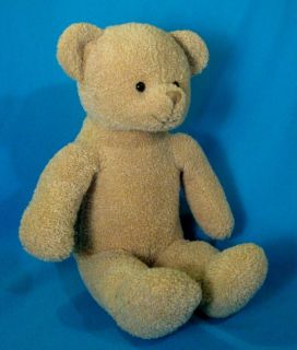 PBK Pottery Barn TAN Teddy BEAR Kids 15 Soft Plush Stuffed Animal