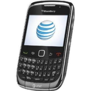 AT&T Blackberry 9300 Curve 3G Grey QWERTY KEYS WIFI PDA BBM VERY USED