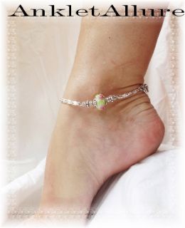   Gypsy Cottage Charm Anklet European Bead Ankle Bracelet