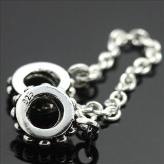   Chain Sterling Silver European Charm Bead for Bracelet X099A
