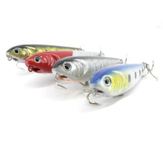 80mm Floating Pencil Bass Fishing Lures 4pcs 218