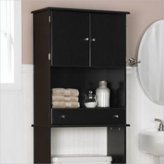   espresso bathroom space saver from ameriwood lets you add more storage