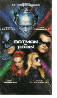 Batman Robin Clooney VHS Movie Shrink Wrapped