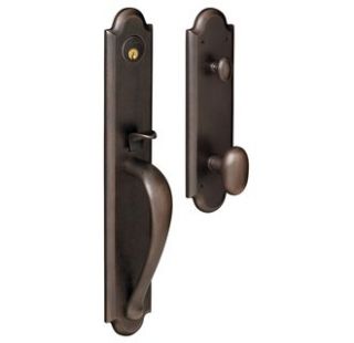 Baldwin 6402402FD Distressed Oil Rubbed Bronze Boulder Style Full 