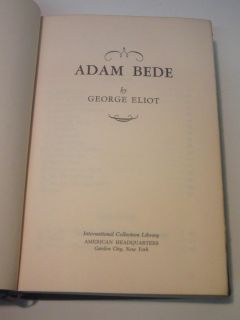 Adam Bede International Collectors Library 1950 by George Eliot