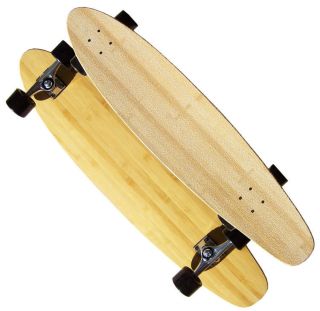 Bamboo Kicktail Complete Longboard Skateboard Free SHIP