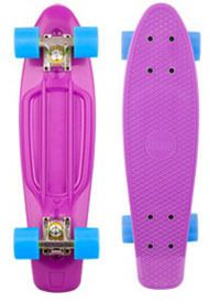 Penny The Original Plastic Banana Board Skateboard Mini Crusier Purple 