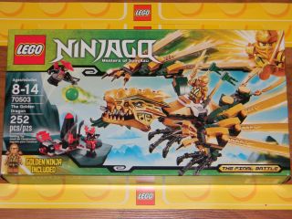 NEW 2013 LEGO NINJAGO FINAL BATTLE Set 70503 Dragon GOLD NINJA 