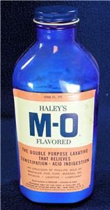 Vintage Haleys M O Bottle from The Andy Griffith Show