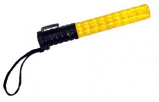    SECURITY LED LIGHT WAND TRAFFIC SAFETY BATON CONCERT PARKING YELLOW