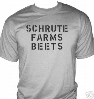 Office Dunder Mifflin Schrute Farms Beets Shirt S
