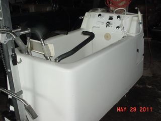   Silcraft special needs whirlpool tub and Battery operated patient lift