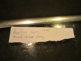 This is a section of windshield from a 1986 Bayliner Capri 19.