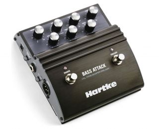 description the hartke bass attack pedal is a tone shaping pre amp 