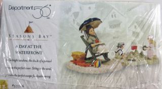 Dept 56 Village Accessories Seasons Bay A Day at The Waterfront 53326 