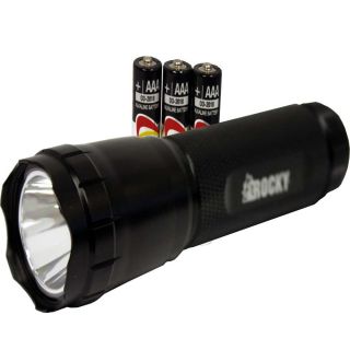 Rocky Lumen LED Tactical Grade Flashlight plus 3 AAA Batteries