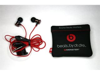 Genuine Monster Beats by Dr Dre iBeats in Ear Headphones Black for 