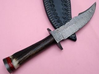 Custom Manufactured Beautiful Damascus Steel Hunting Knife /2153