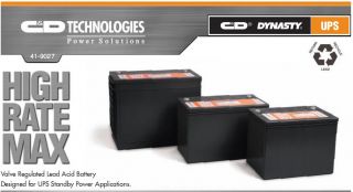 Dynasty UPS12 150MR 12 Volt 35AH 148 watt sealed lead acid battery 