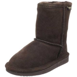Bearpaw Emma Infants Toddler Baby Suede Boots Shoes Chocolate Bear Paw 