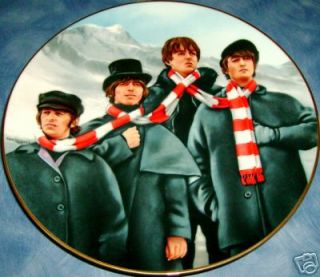 The Beatles Complete Set of 8 Bradford Exchange Plate