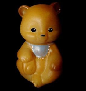 Fenton Art Glass HP Goldilocks Bridesmaid Doll w Bear Figurines
