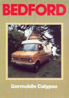 Bedford CF Dormobile Calypso camper Van Sales Brochure