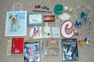   Junk Drawer Lot – GameCube Video Games Knives Beauty Products
