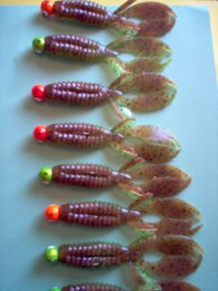   Tackle Worm Lure Jig Spinners 4Beavers Bulk Lures 1 Rubber