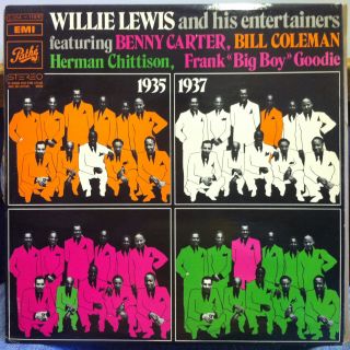 Willie Lewis His Entertainers 1935 1937 LP Mint 2c 054 11 416 France 